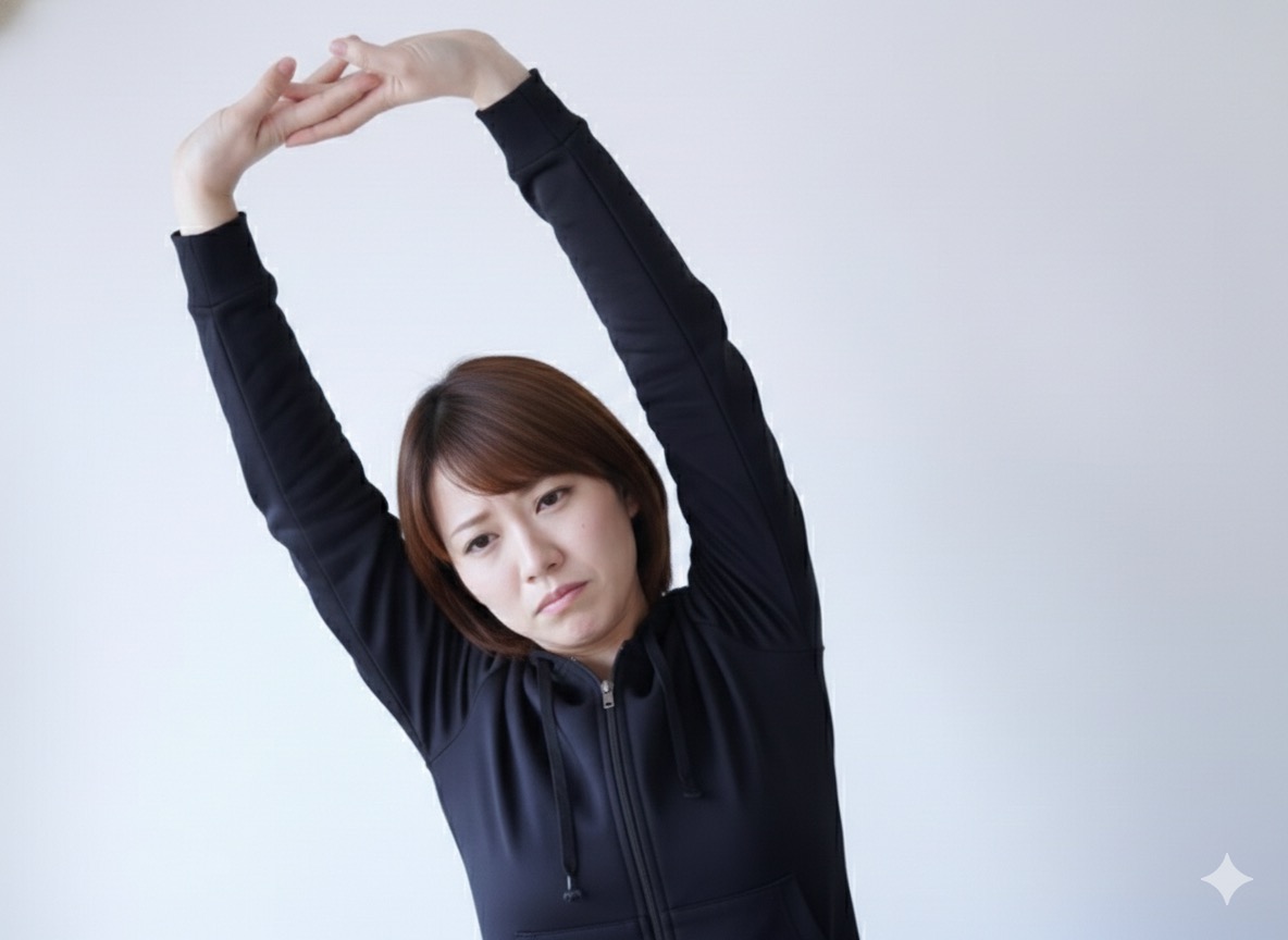 自力でのストレッチ